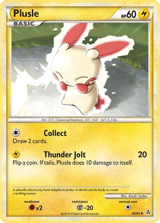 Plusle (Reverse Holofoil)