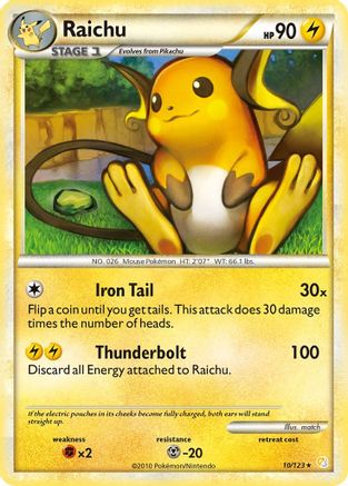 Raichu (Reverse Holofoil)