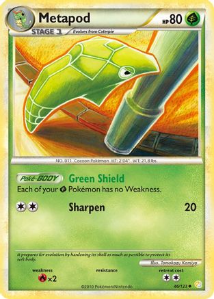 Metapod (Reverse Holofoil)