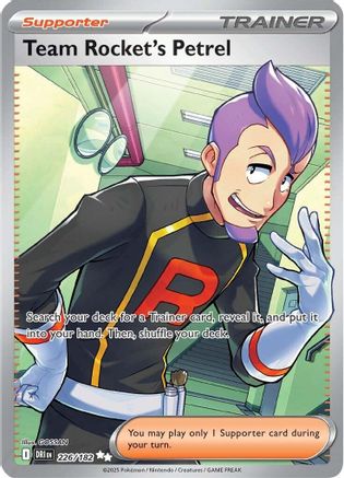 Team Rocket's Petrel - 226/182 (Holofoil)