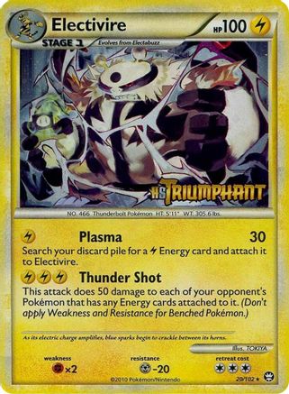 Electivire - 20/102 (Prerelease) (Holofoil)