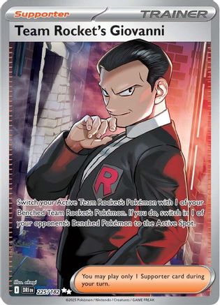 Team Rocket's Giovanni - 225/182 (Holofoil)