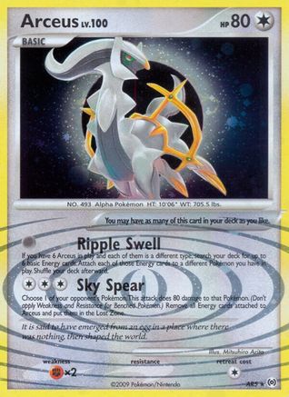 Arceus (AR5) (Holofoil)