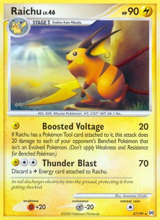 Raichu (Reverse Holofoil)