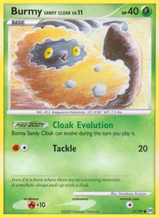 Burmy Sandy Cloak (Reverse Holofoil)