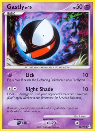 Gastly (36) (Reverse Holofoil)