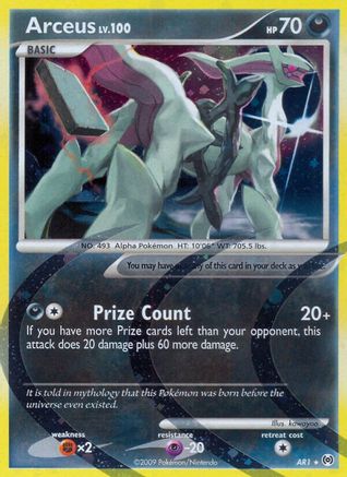 Arceus (AR1) (Reverse Holofoil)