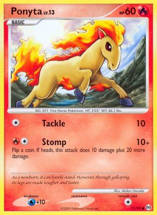 Ponyta (72) (Reverse Holofoil)