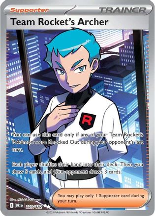 Team Rocket's Archer - 223/182 (Holofoil)