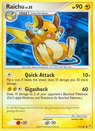 Raichu (Reverse Holofoil)