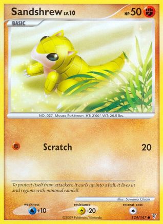 Sandshrew (Reverse Holofoil)