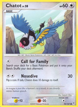 Chatot (Reverse Holofoil)