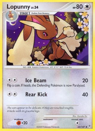 Lopunny (Reverse Holofoil)