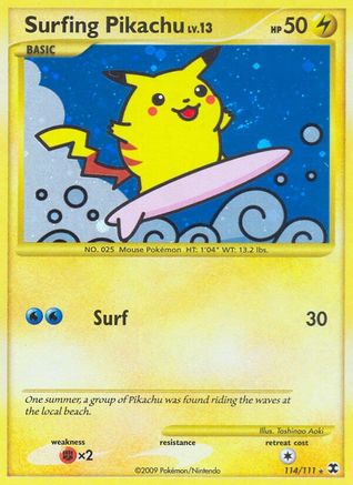 Surfing Pikachu (Holofoil)