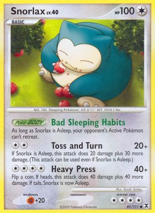 Snorlax (81) (Reverse Holofoil)