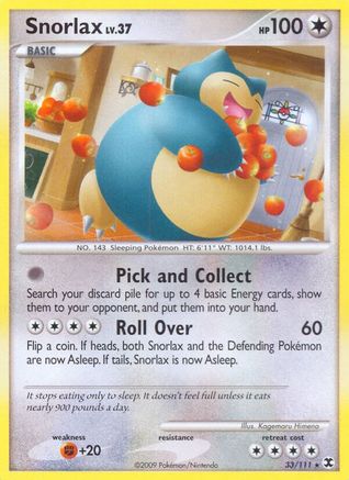 Snorlax (33) (Reverse Holofoil)