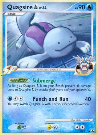 Quagsire GL (Reverse Holofoil)