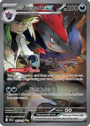 N's Zoroark ex - 185/159 (Holofoil)