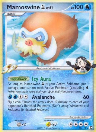 Mamoswine GL (Reverse Holofoil)
