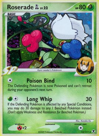 Roserade GL (Reverse Holofoil)