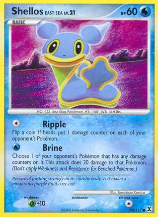Shellos East Sea (Reverse Holofoil)