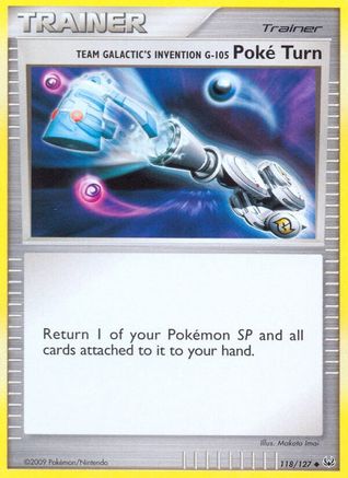 Team Galactic's Invention G-105 Poke Turn (Reverse Holofoil)
