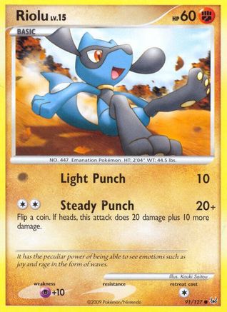 Riolu (Reverse Holofoil)