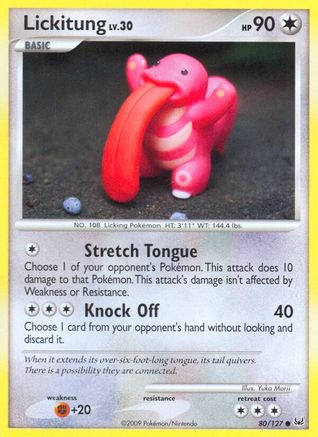 Lickitung (Reverse Holofoil)