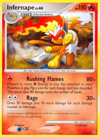 Infernape (Reverse Holofoil)