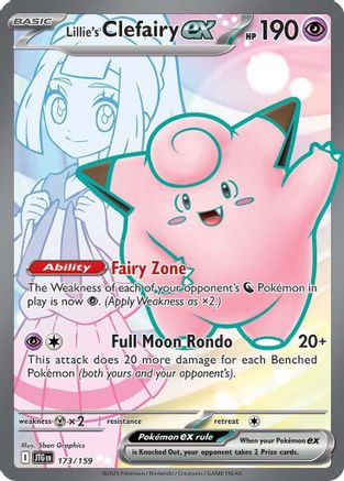 Lillie's Clefairy ex - 173/159 (Holofoil)