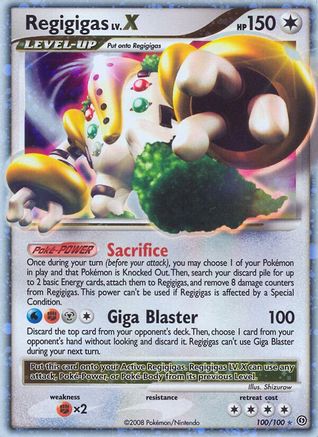 Regigigas LV.X (Holofoil)