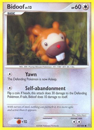 Bidoof (Reverse Holofoil)