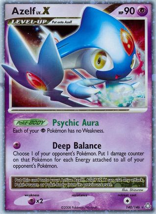 Azelf LV.X (Holofoil)