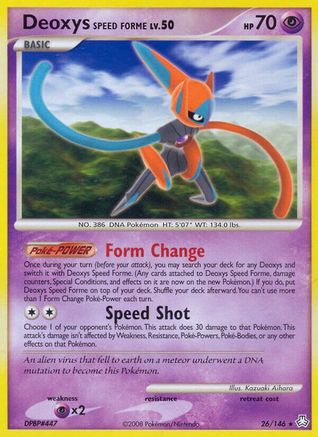 Deoxys Speed Forme (Reverse Holofoil)