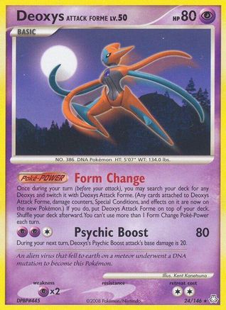 Deoxys Attack Forme (Reverse Holofoil)