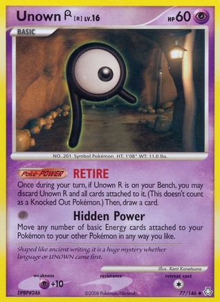 Unown (R) (Reverse Holofoil)