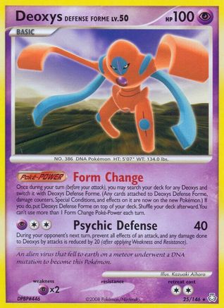Deoxys Defense Forme (Reverse Holofoil)