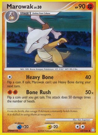 Marowak (Reverse Holofoil)