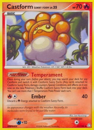 Castform Sunny Form (Reverse Holofoil)