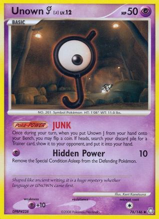 Unown (J) (Reverse Holofoil)