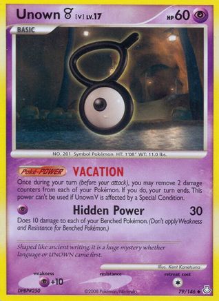 Unown (V) (Reverse Holofoil)