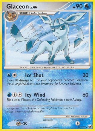 Glaceon (20) (Reverse Holofoil)