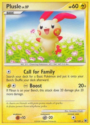 Plusle (Reverse Holofoil)