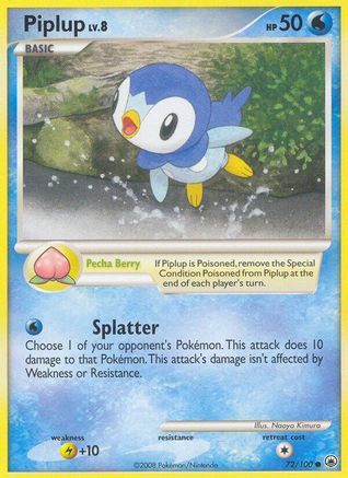 Piplup (72) (Reverse Holofoil)