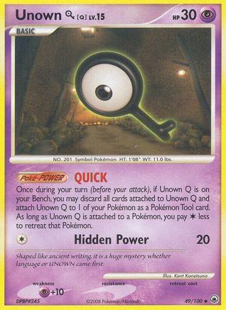 Unown [Q] (Reverse Holofoil)