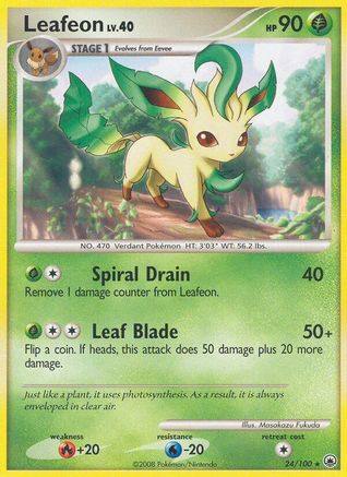 Leafeon (24) (Reverse Holofoil)