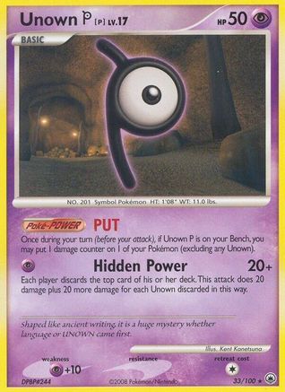Unown [P] (Reverse Holofoil)
