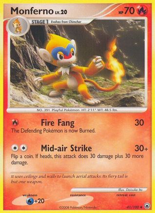 Monferno (Reverse Holofoil)