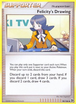 Felicity's Drawing (Reverse Holofoil)