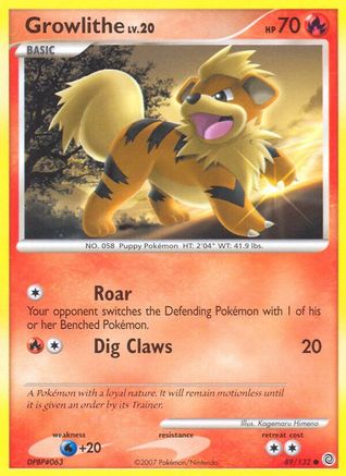 Growlithe (Reverse Holofoil)
